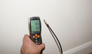 Feuchtemessung nach Wasserschaden in Berlin Grunewald